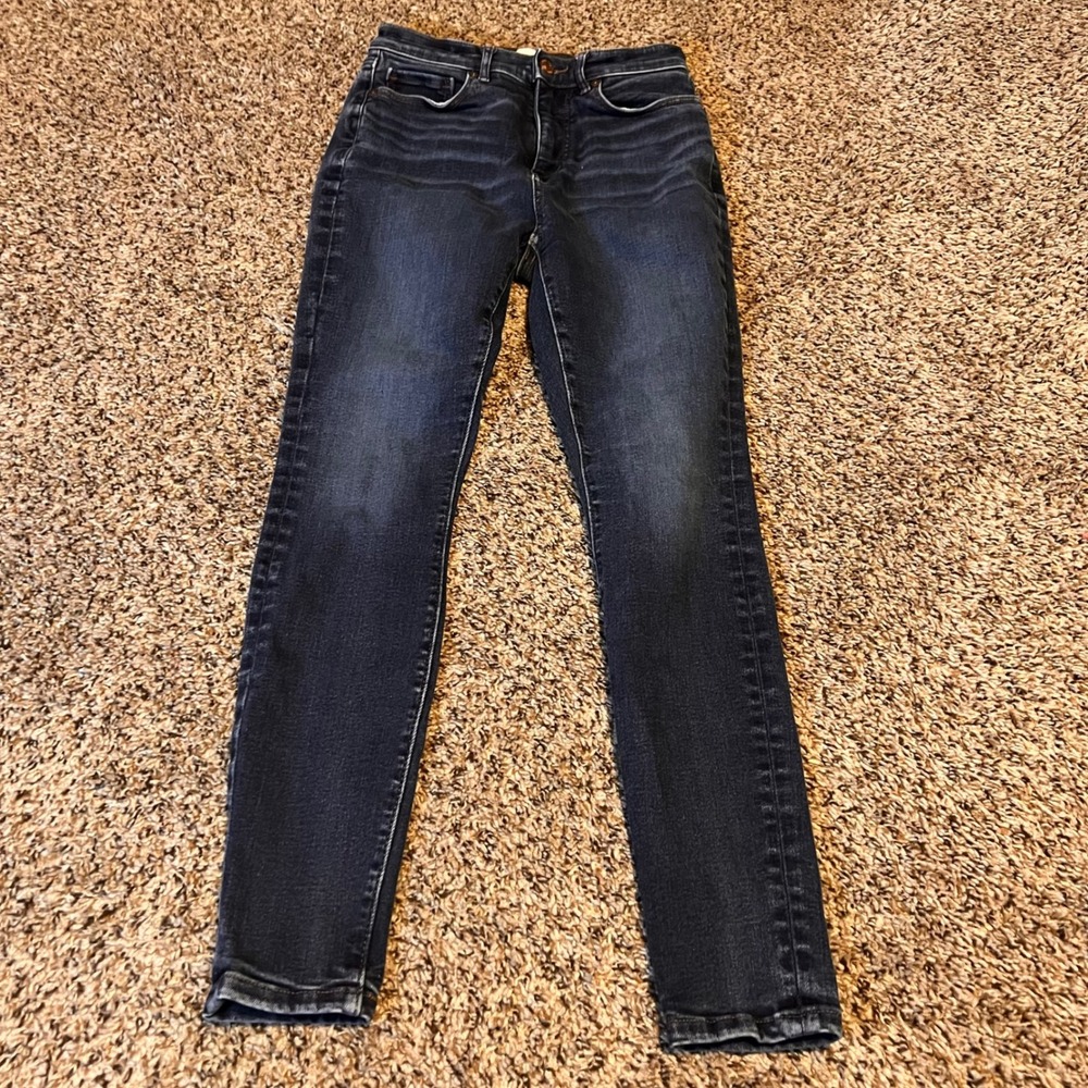 LOFT The Jeggings‎ Dark Wash High Rise Skinny Jeans Women's Size 27/4